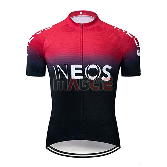 Maglia Castelli Ineos Manica Corta 2019 Nero Rosso